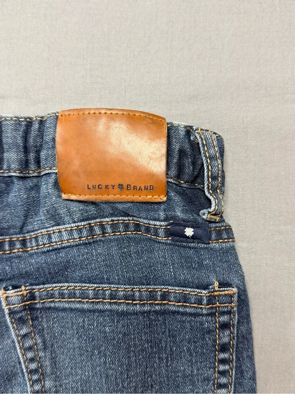 Lucky Brand boys Blue Washed Skinny-Leg Jeans
